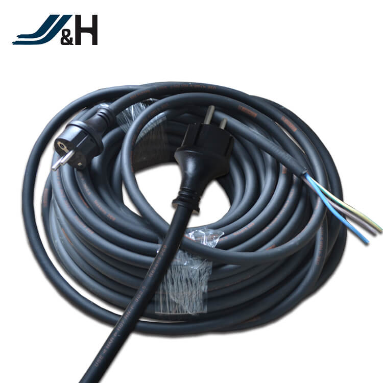 HAR批准的带有H07RN-F 3G 2.5 2Pin欧洲标准的欧洲电气扩展插头
